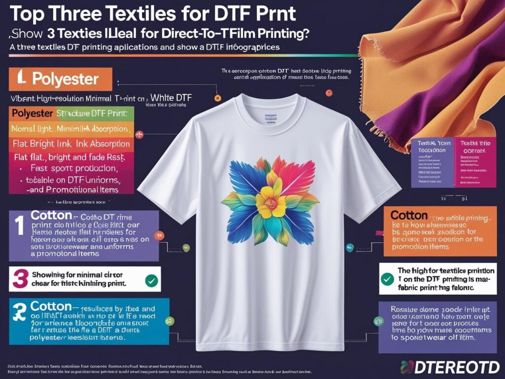 ТОП-3 види текстилю, які ідеально підходять для DTF-друку