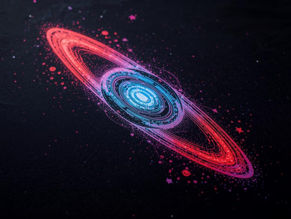 Космос на тканині: як друкувати ультраяскраві неонові та 3D-ефекти